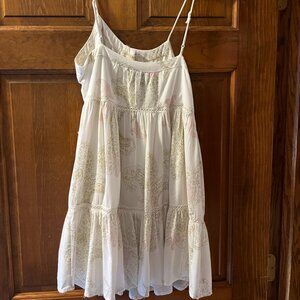 Urban Outfitters Women's White Sun Dress (small)
